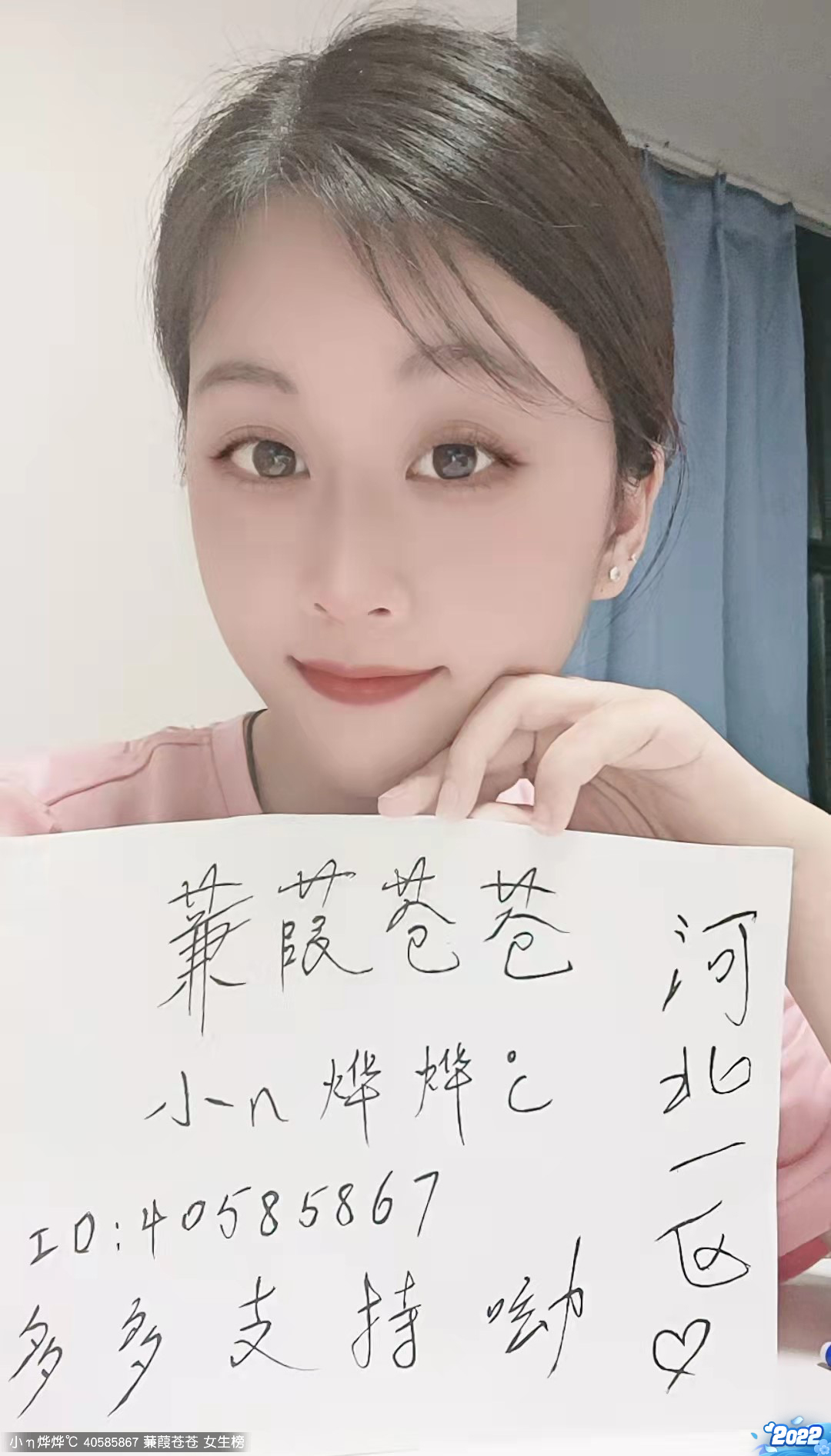 服务器：蒹葭苍苍 ID:40585867 昵称：小η烨烨℃